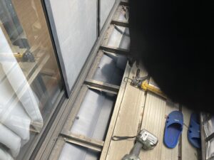 下屋根施工