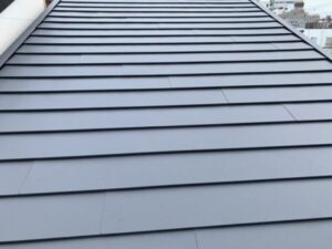 大阪市阿倍野区にて屋根修理〈スレート屋根カバー工法〉 施工後