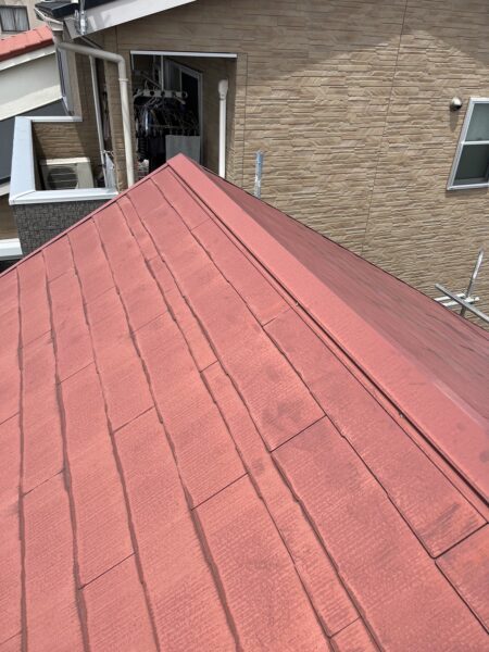 大阪府和泉市にて屋根修理〈スーパーガルテクトへのカバー工法〉施工前