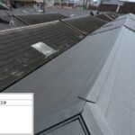 大阪府泉大津市にて屋根修理　スーパーガルテクトへのカバー工法　完工