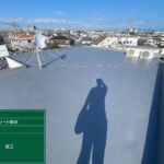 大阪府和泉市にて店舗屋上雨漏り修理〈塩ビシート防水工事〉 施工後